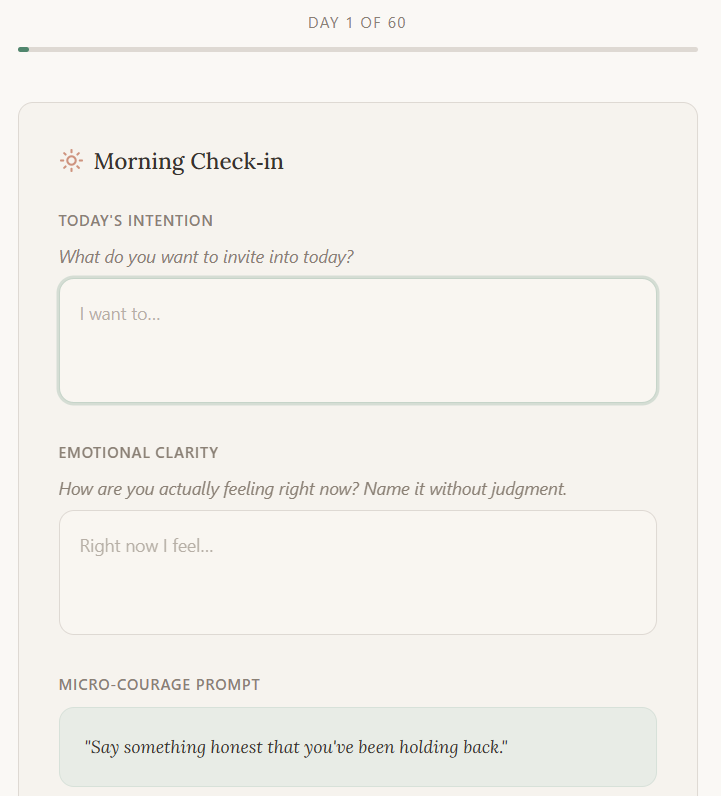 Returning to the journal pages